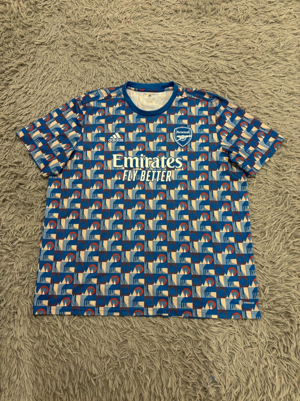 Adidas Original Arsenal x TFL Pre-Season Shirt 2021/2022 Football Soccer 2XL